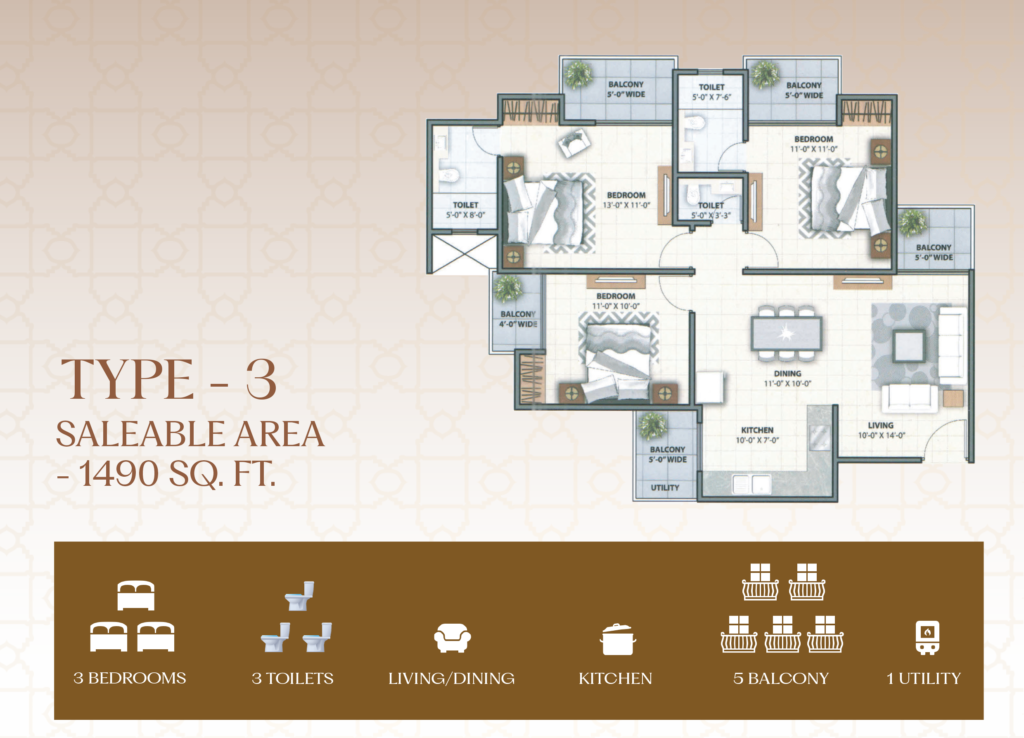 Type 3 Floor Plan